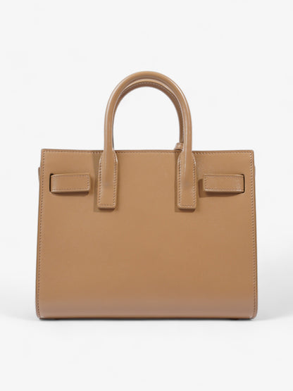 Saint Laurent Sac De Jour Dark Beige Calfskin Leather Nano