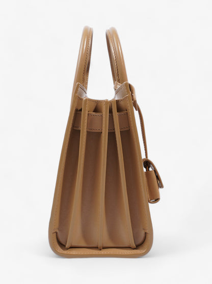 Saint Laurent Sac De Jour Dark Beige Calfskin Leather Nano