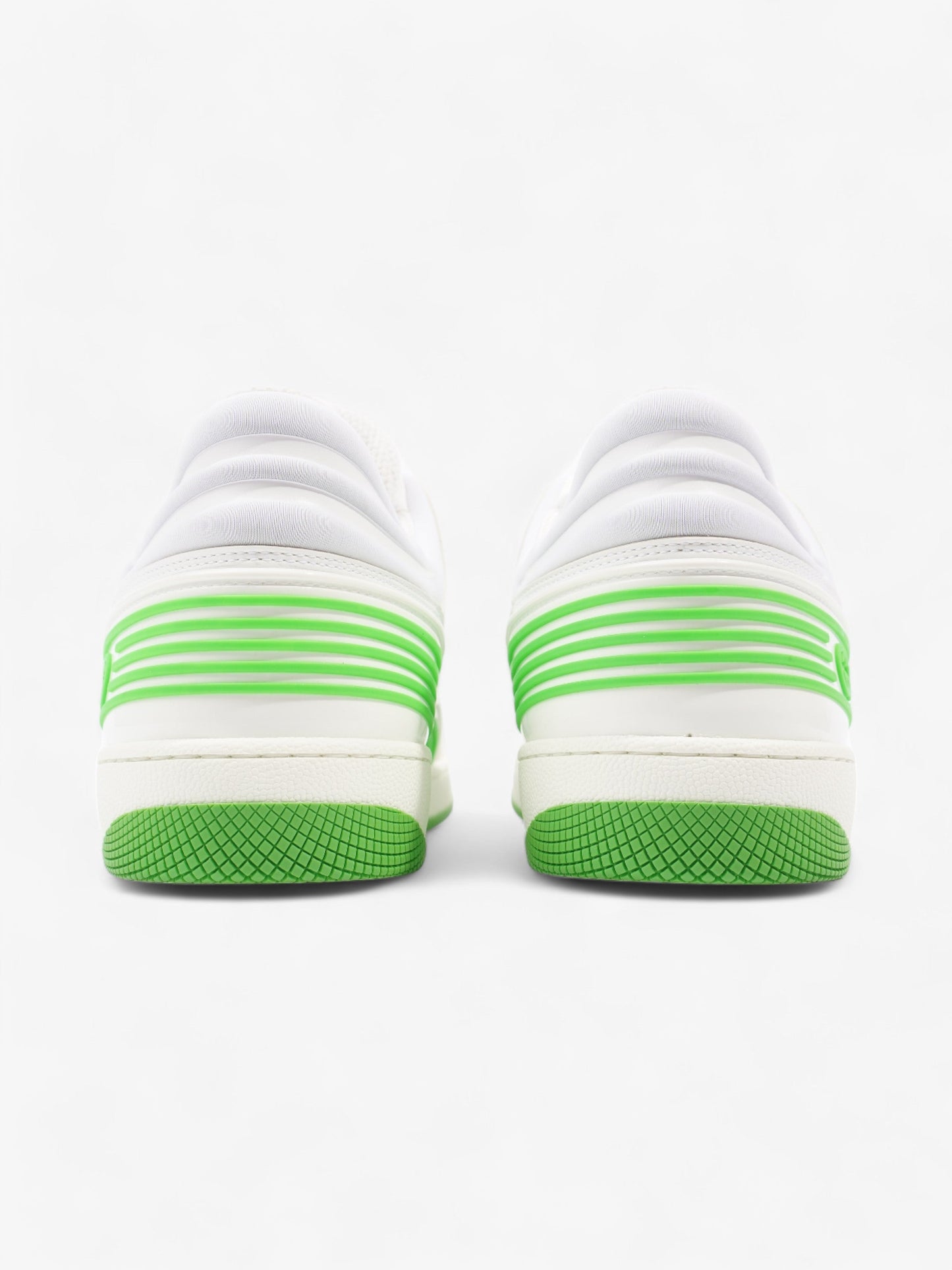 Gucci Demetra Basket Low Top White / Green Polyurethane EU 39.5 UK 6.5