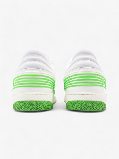 Gucci Demetra Basket Low Top White / Green Polyurethane EU 39.5 UK 6.5