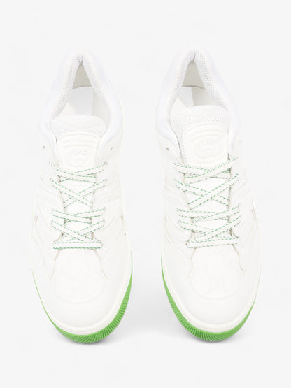 Gucci Demetra Basket Low Top White / Green Polyurethane EU 39.5 UK 6.5