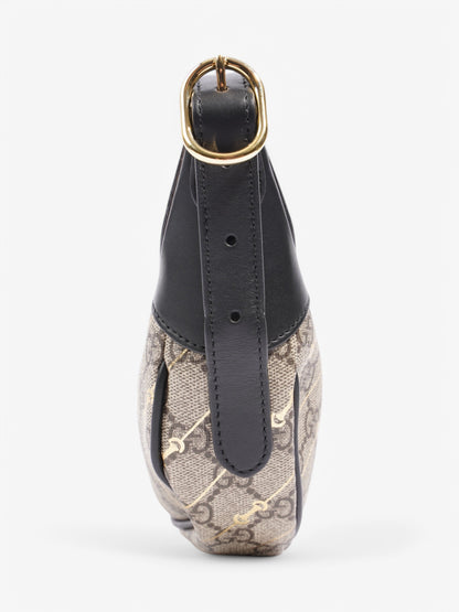 Gucci Ophidia GG Supreme / Gold / Black Coated Canvas Mini