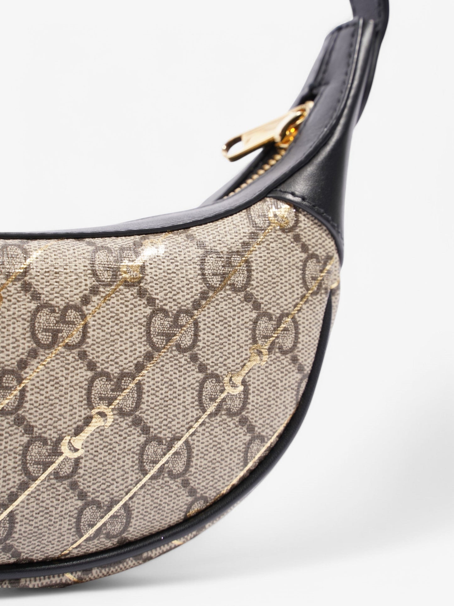 Gucci Ophidia GG Supreme / Gold / Black Coated Canvas Mini