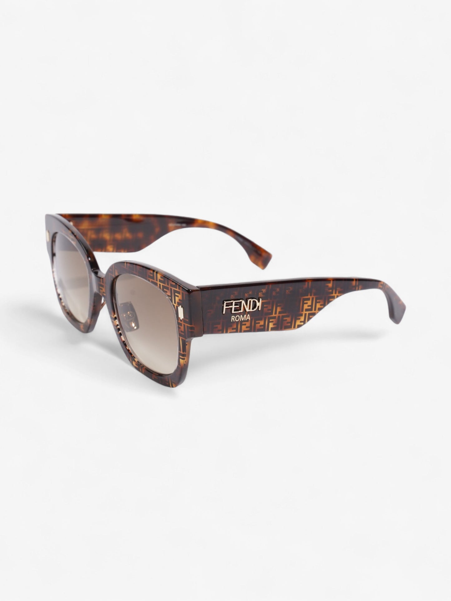 Fendi Roma Square Sunglasses Tortoise  Acetate 150mm