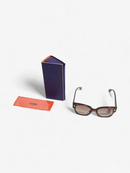 Fendi Roma Square Sunglasses Tortoise  Acetate 150mm