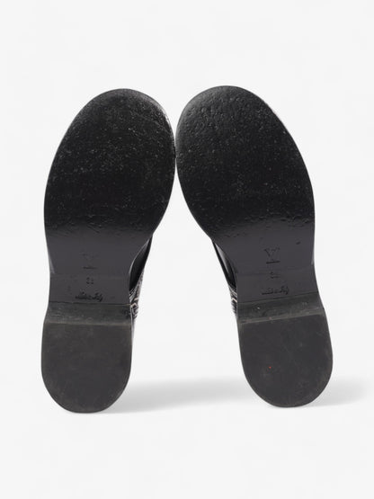Louis Vuitton 1854 Boots Black / White Cotton EU 38 UK 5