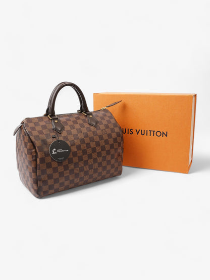Louis Vuitton Speedy 30 Damier Ebene Coated Canvas