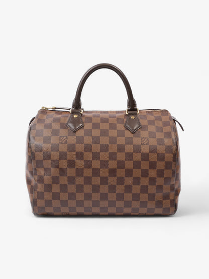Louis Vuitton Speedy 30 Damier Ebene Coated Canvas