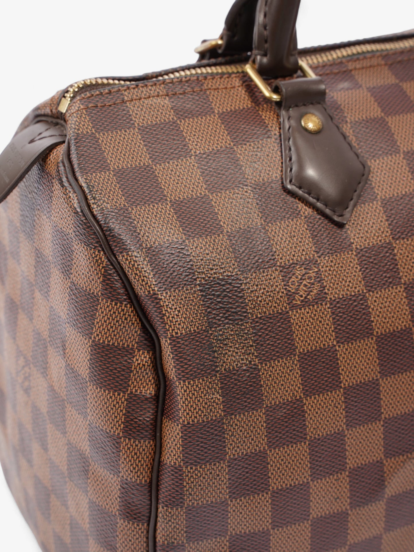 Louis Vuitton Speedy 30 Damier Ebene Coated Canvas