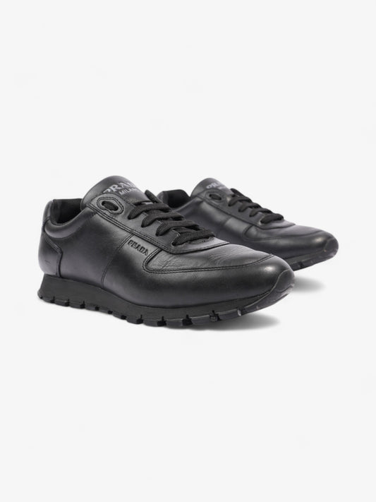 Prada Runners Black Leather EU 41 UK 7
