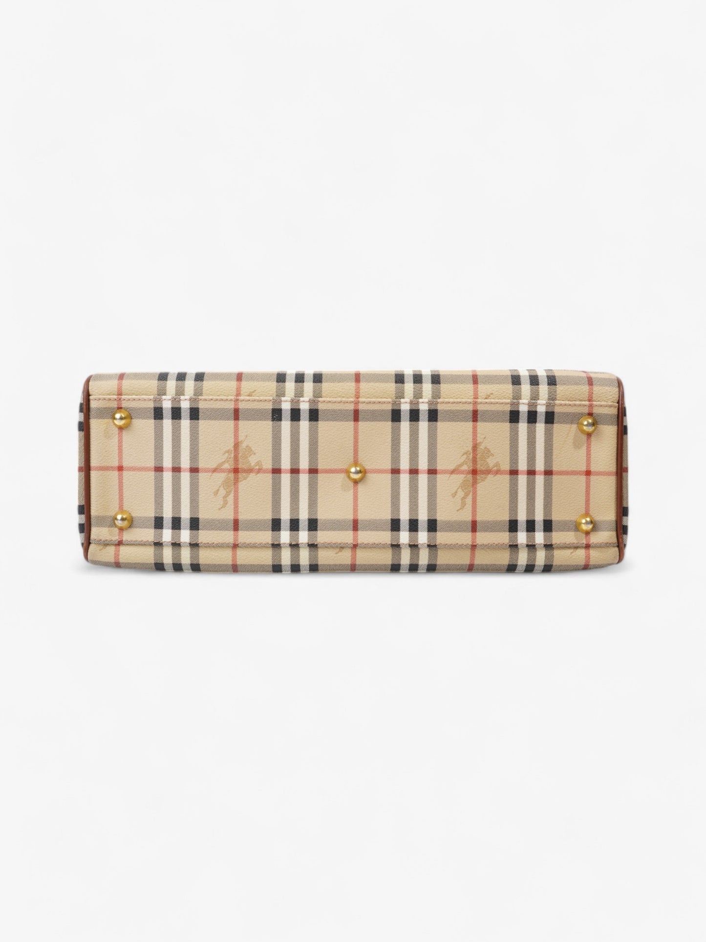 Burberry Check Tote Haymarket Check Canvas