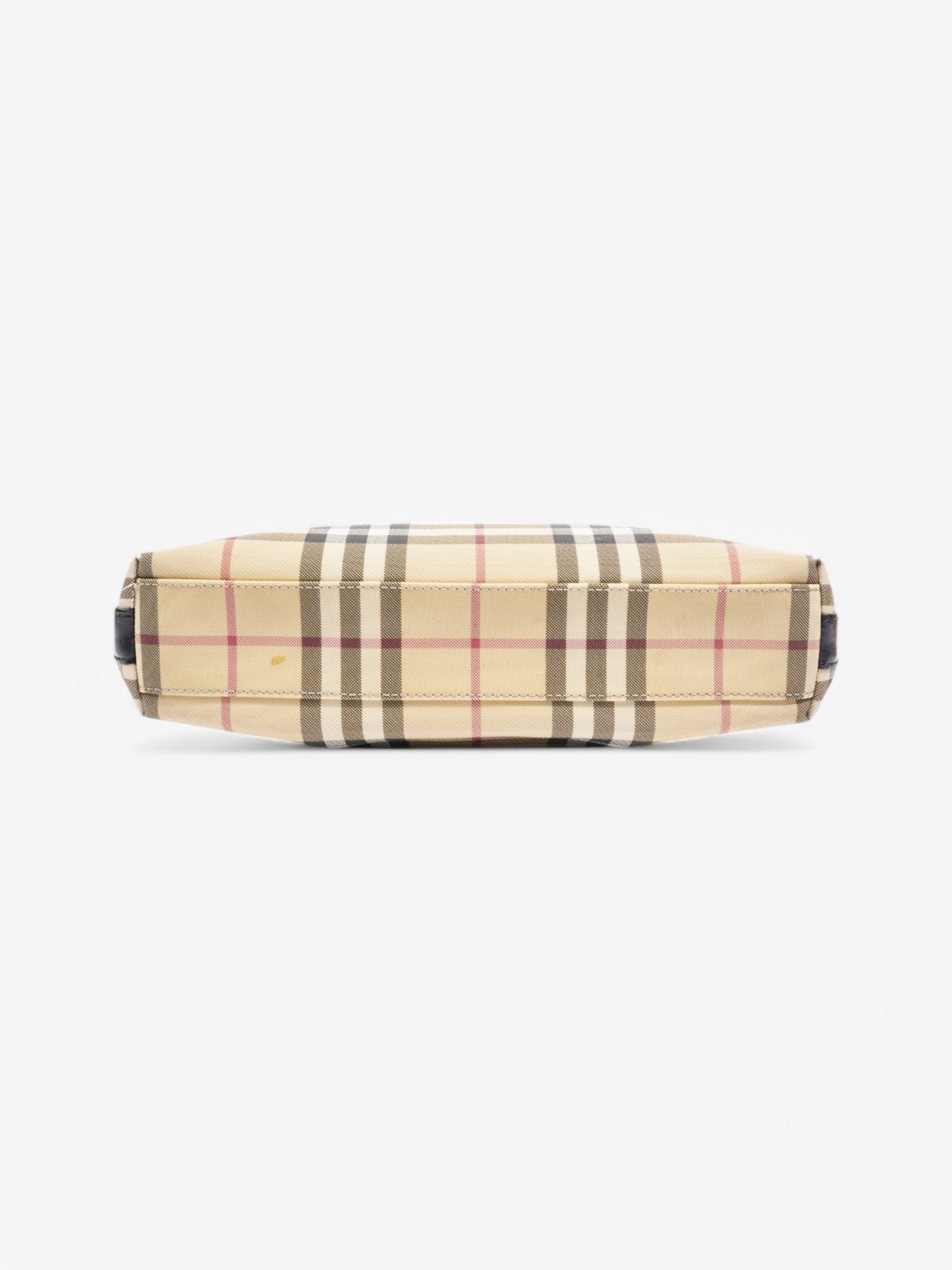 Burberry Shoulder Bag Check Coated Canvas