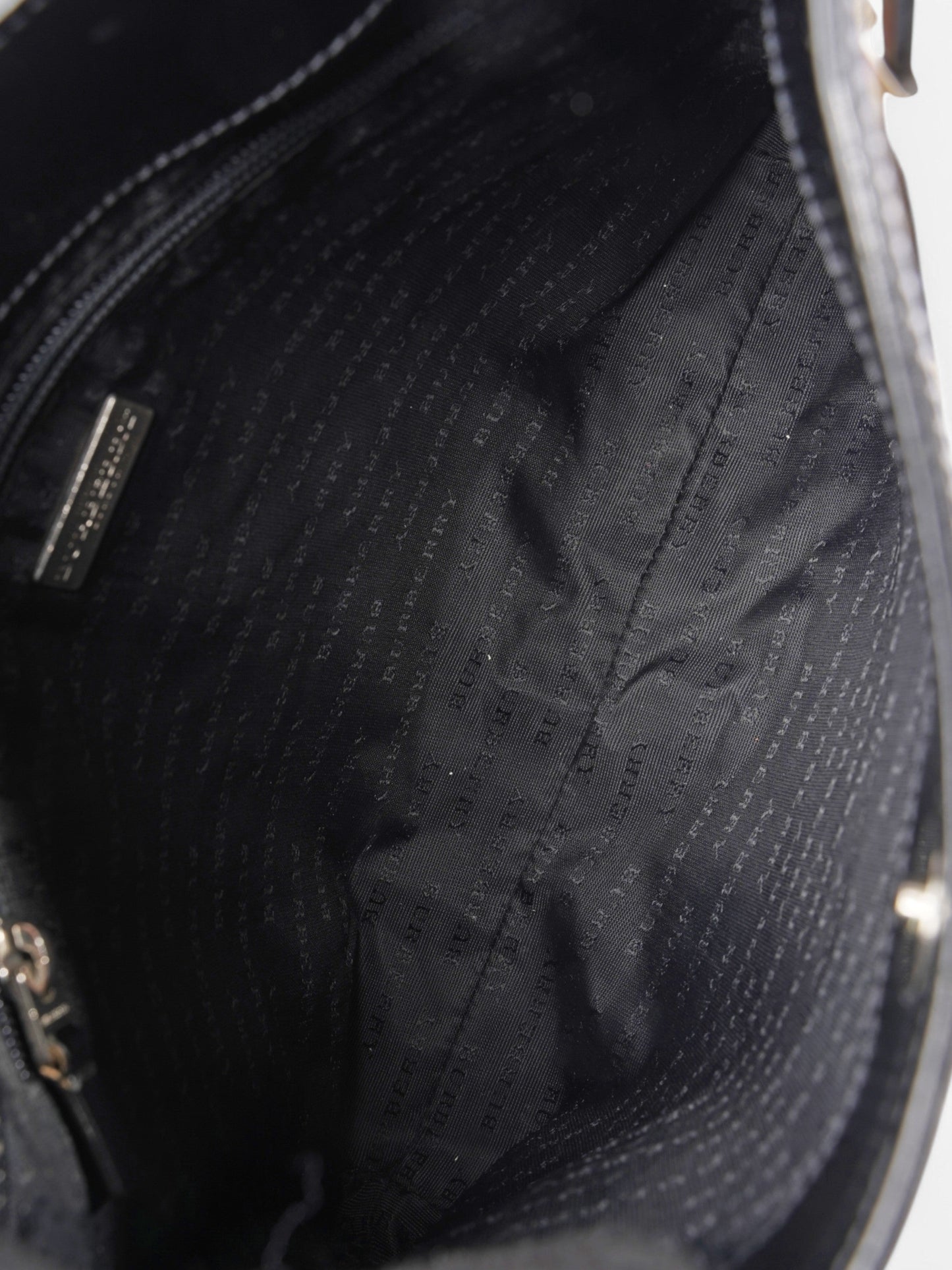 Burberry Shoulder Bag Check Coated Canvas