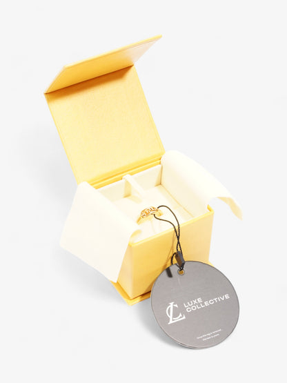 Fendi O'Lock ring Gold Brass Large (58mm)