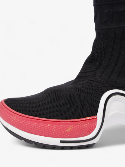 Louis Vuitton Archlight Sock Black / Red Technical Fabric EU 37 UK 4
