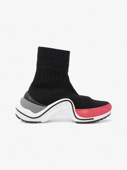 Louis Vuitton Archlight Sock Black / Red Technical Fabric EU 37 UK 4
