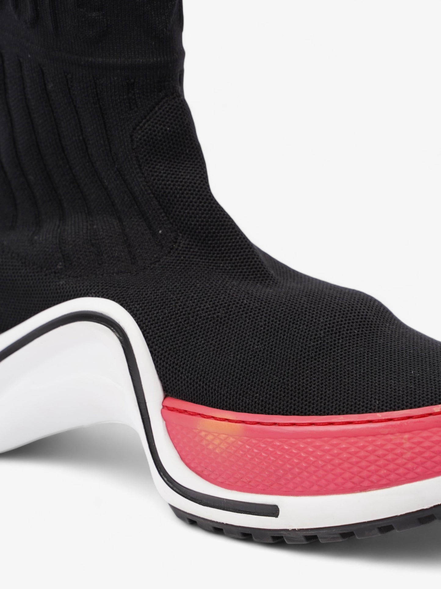 Louis Vuitton Archlight Sock Black / Red Technical Fabric EU 37 UK 4