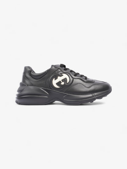 Gucci Rython Sneakers Black / White Leather EU 43 UK 9