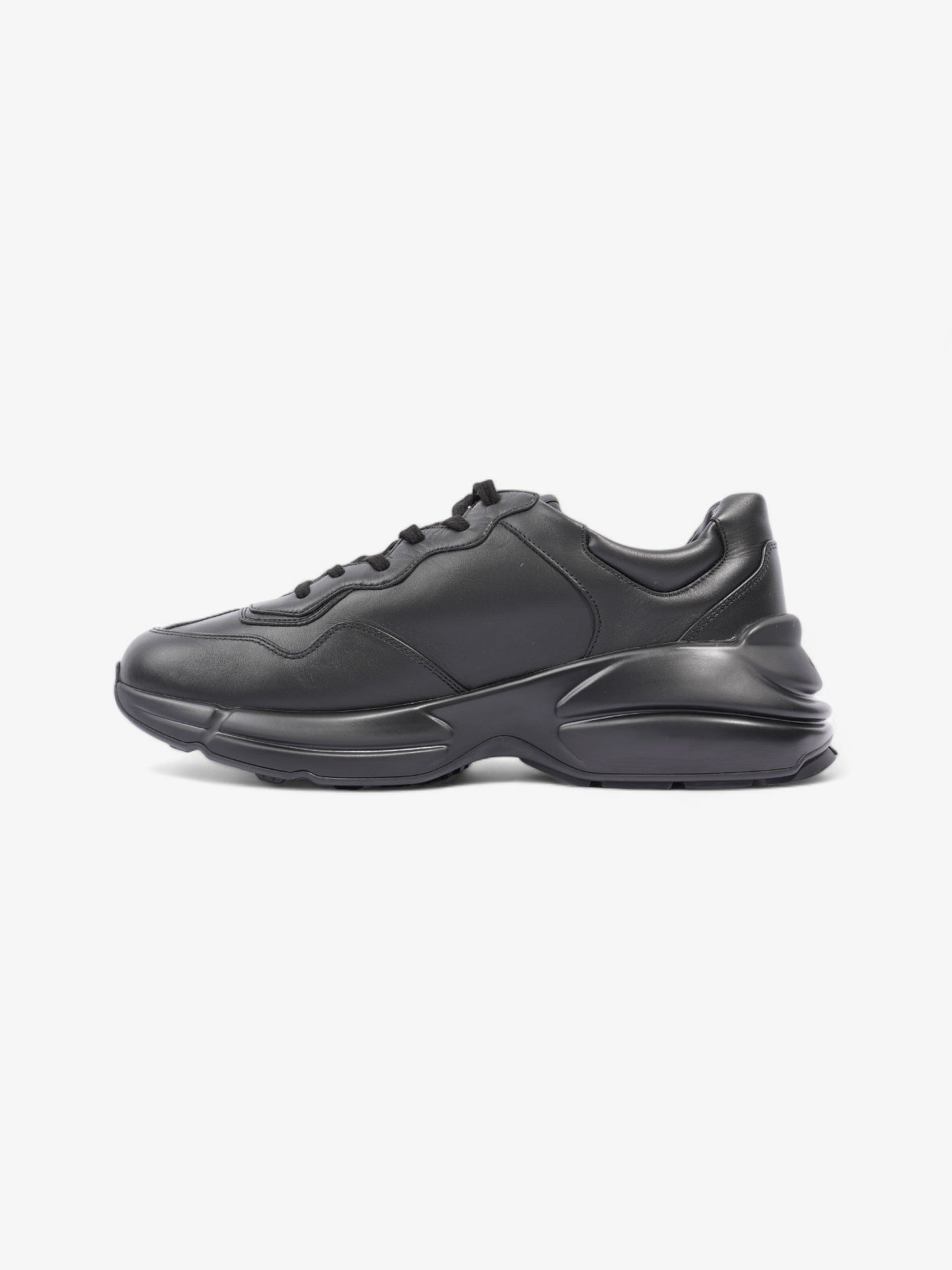 Gucci Rython Sneakers Black / White Leather EU 43 UK 9