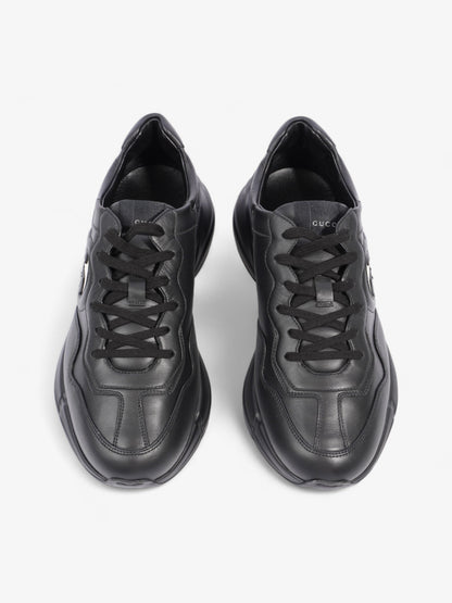Gucci Rython Sneakers Black / White Leather EU 43 UK 9