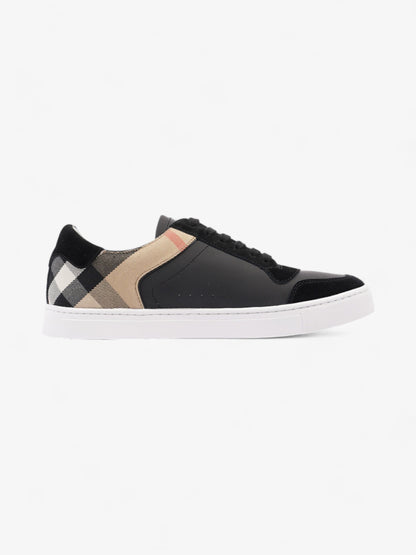 Burberry Vintage Check Panelled Sneakers Black / Nova Check Leather EU 41.5 UK 7.5