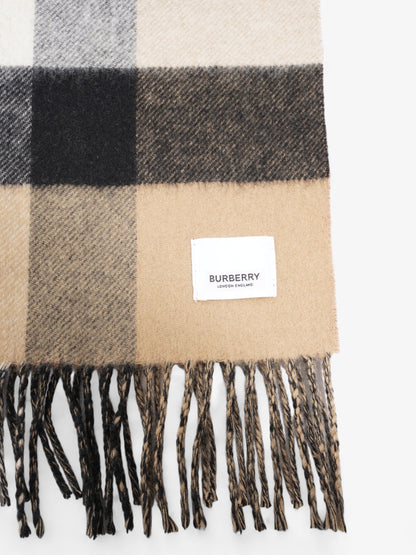 Burberry Reversible Scarf House Check / Brown Cashmere
