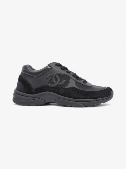 Chanel CC Logo Black Suede EU 37 UK 4