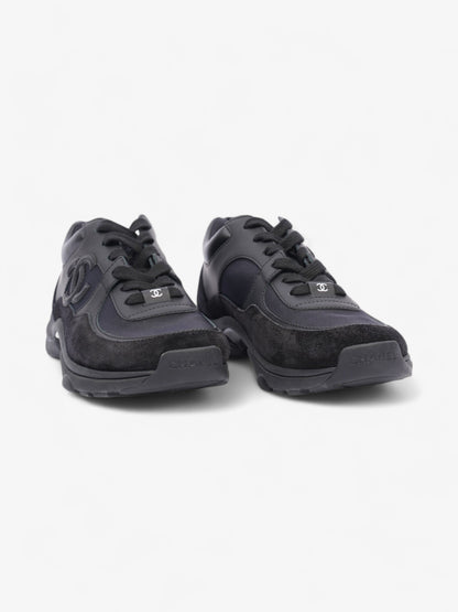 Chanel CC Logo Black Suede EU 37 UK 4