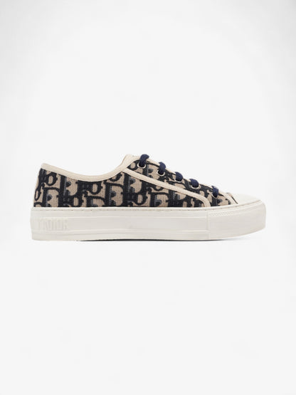 Christian Dior Walk'n'Dior Sneaker Beige / Navy / White Canvas EU 36.5 UK 3.5