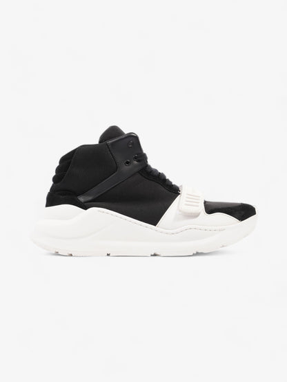 Burberry Regis High-top Sneaker Black / White Suede EU 40 UK 6