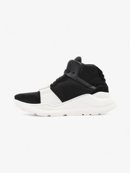 Burberry Regis High-top Sneaker Black / White Suede EU 40 UK 6