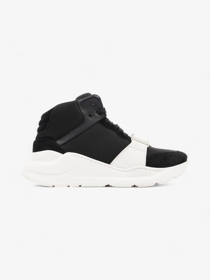 Burberry Regis High-top Sneaker Black / White Suede EU 40 UK 6