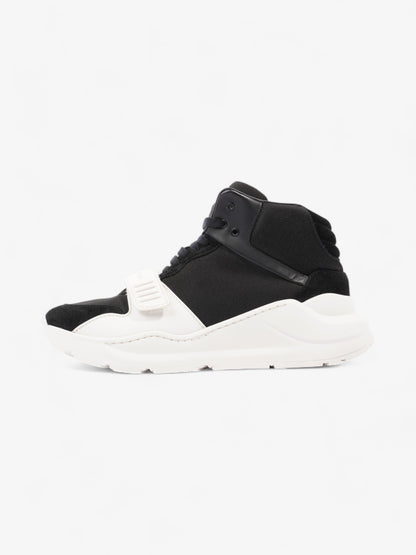Burberry Regis High-top Sneaker Black / White Suede EU 40 UK 6
