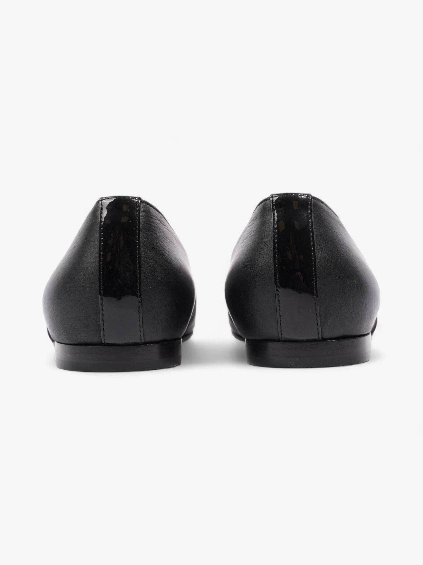 Chanel Mocassins Loafer Black Leather EU 38 UK 5