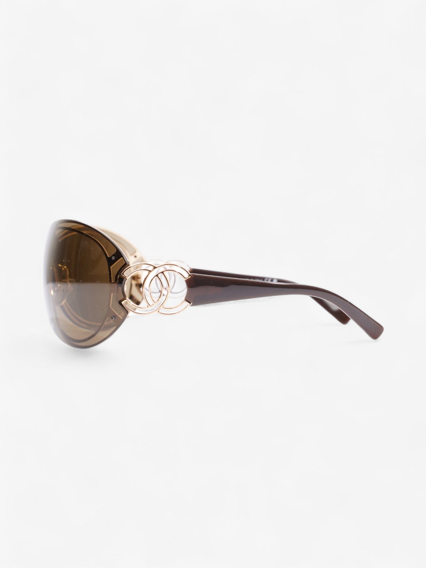 Chanel 4144 Sunglasses Brown Acetate 125mm