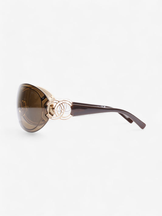 Chanel 4144 Sunglasses Brown Acetate 125mm