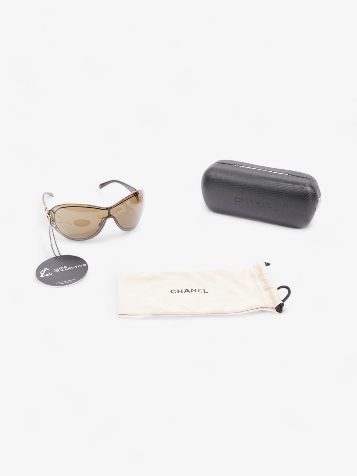 Chanel 4144 Sunglasses Brown Acetate 125mm
