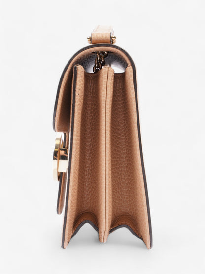 Gucci Dollar Interlocking G Camelia Calfskin Leather Small