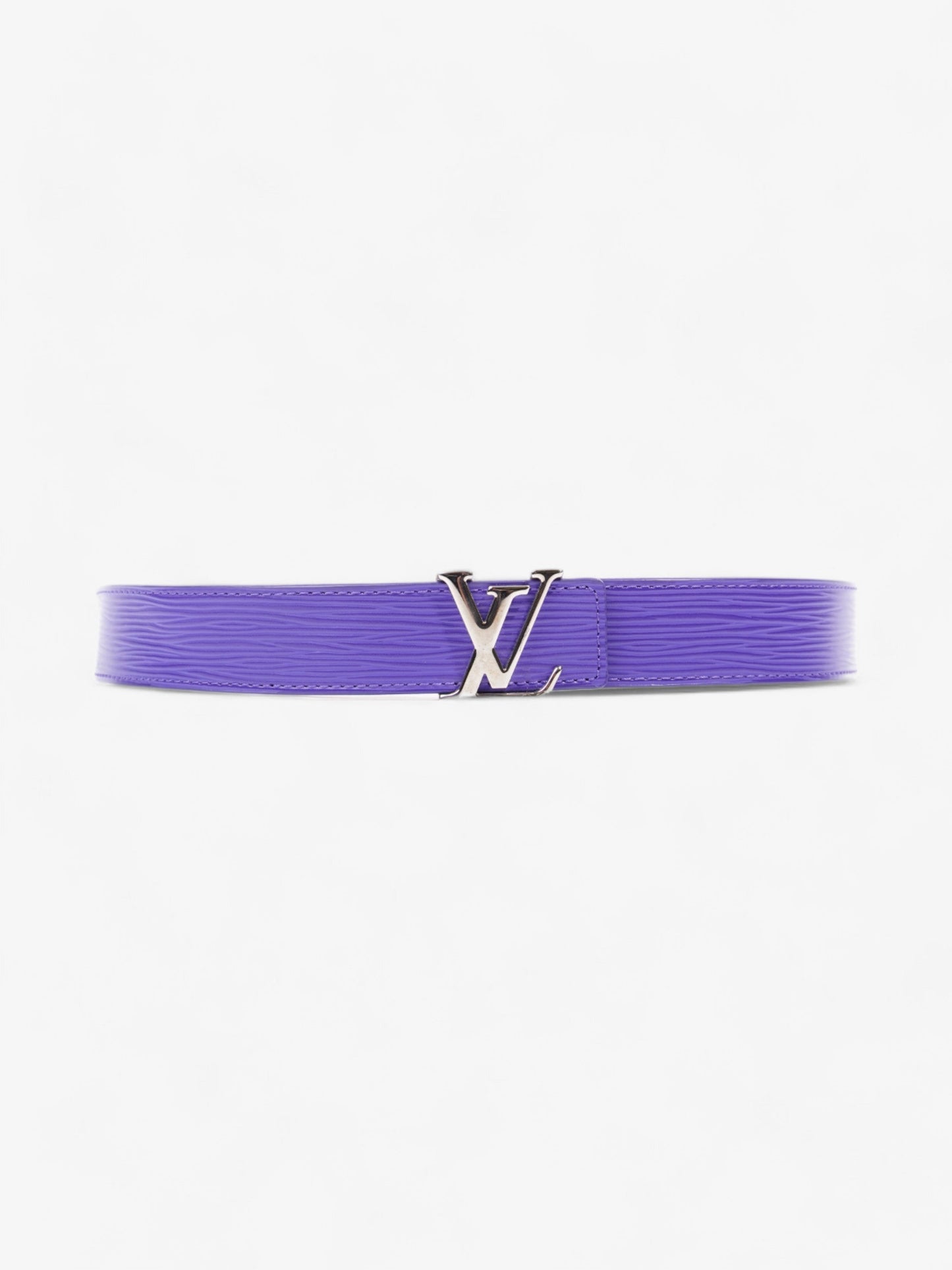 Louis Vuitton LV Initials Belt Purple Epi Leather 85cm 34"