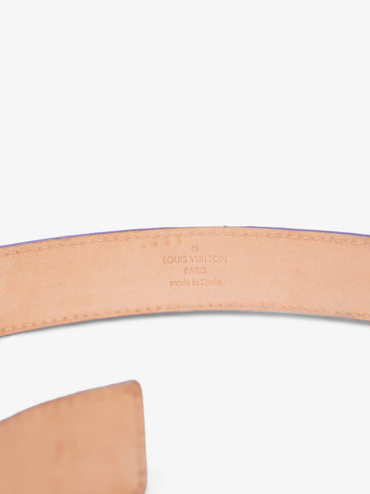 Louis Vuitton LV Initials Belt Purple Epi Leather 85cm 34"