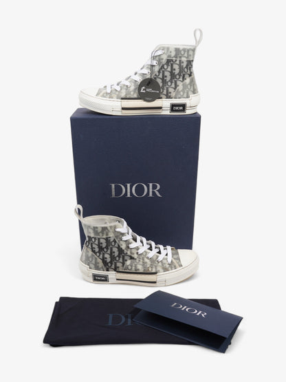 Christian Dior B23 High Top Sneaker White / Black PVC EU 40.5 UK 7.5