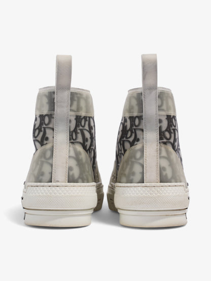 Christian Dior B23 High Top Sneaker White / Black PVC EU 40.5 UK 7.5