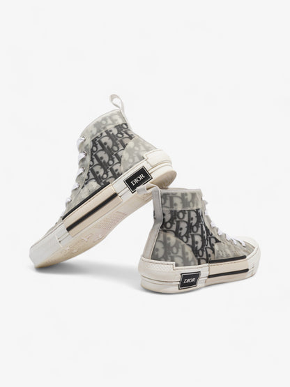 Christian Dior B23 High Top Sneaker White / Black PVC EU 40.5 UK 7.5