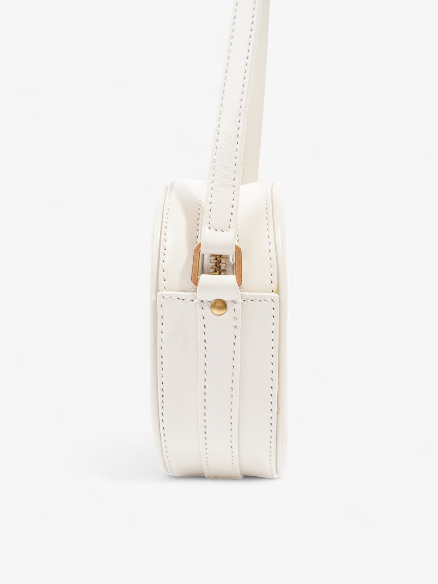 Saint Laurent Le 61 Camera Bag White Calfskin Leather