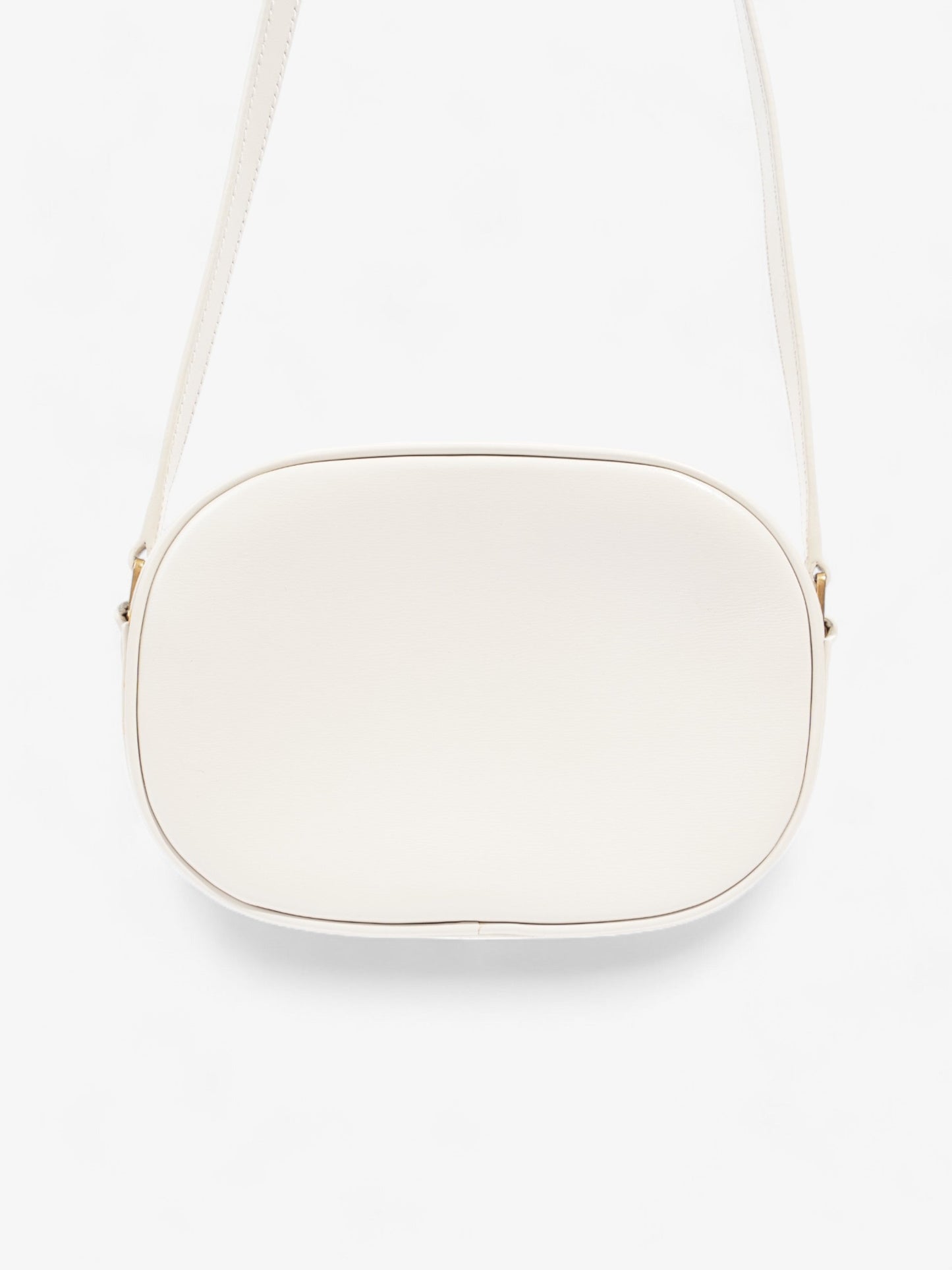 Saint Laurent Le 61 Camera Bag White Calfskin Leather