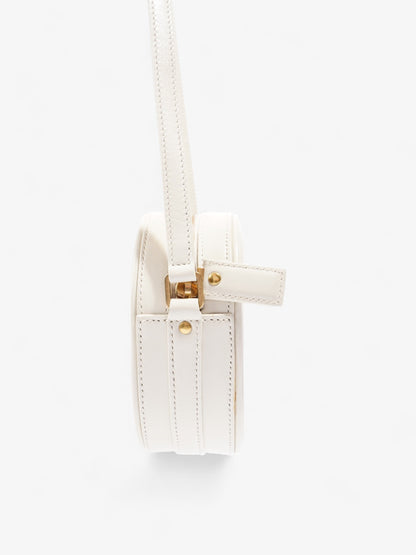Saint Laurent Le 61 Camera Bag White Calfskin Leather