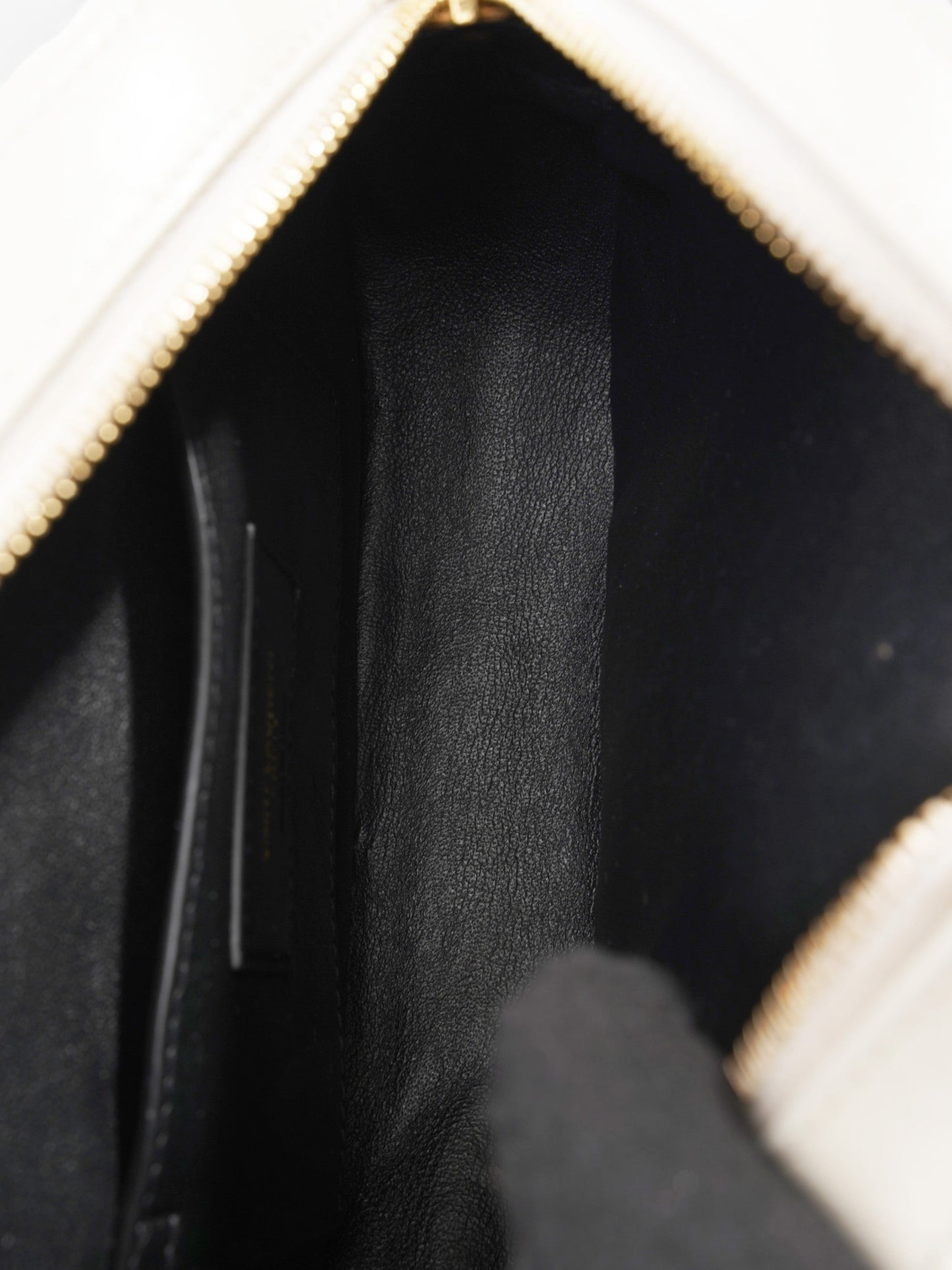 Saint Laurent Le 61 Camera Bag White Calfskin Leather