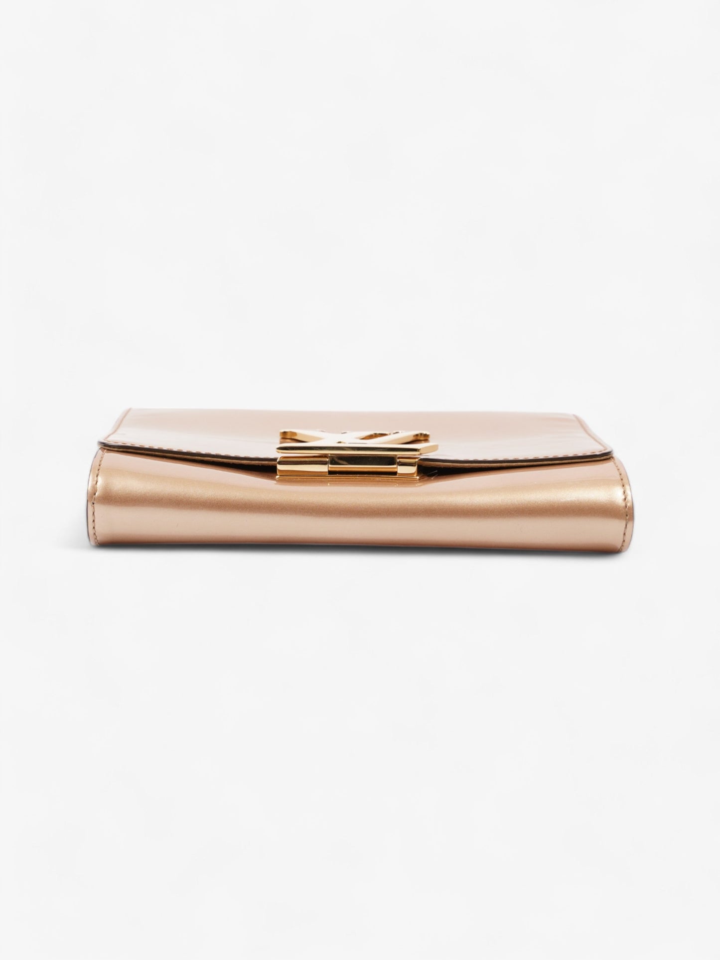 Louis Vuitton Louise MM Rose Gold Patent Leather