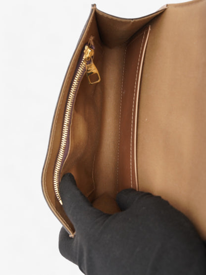 Louis Vuitton Louise MM Rose Gold Patent Leather