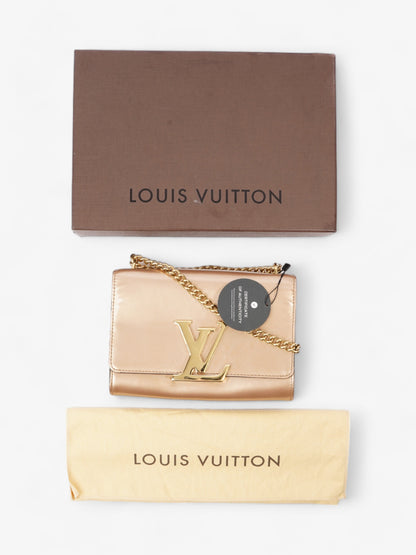 Louis Vuitton Louise MM Rose Gold Patent Leather